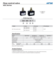 AIRTAC FLOW CONTROL HOW TO ORDER GUIDE